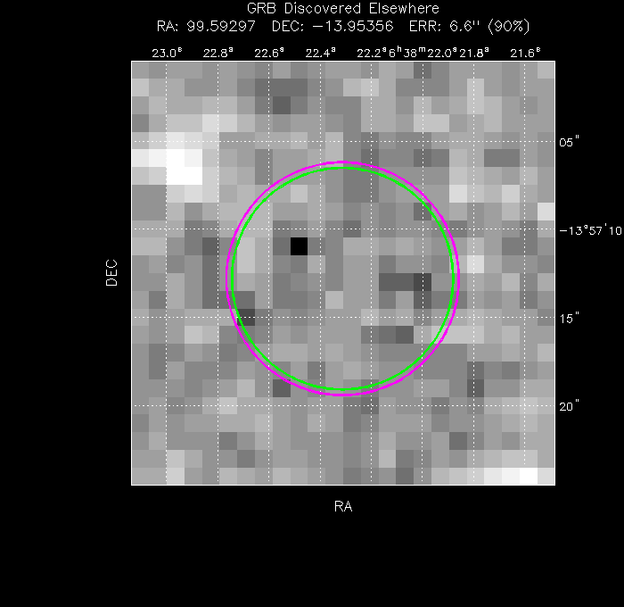 Image of the UVOT image