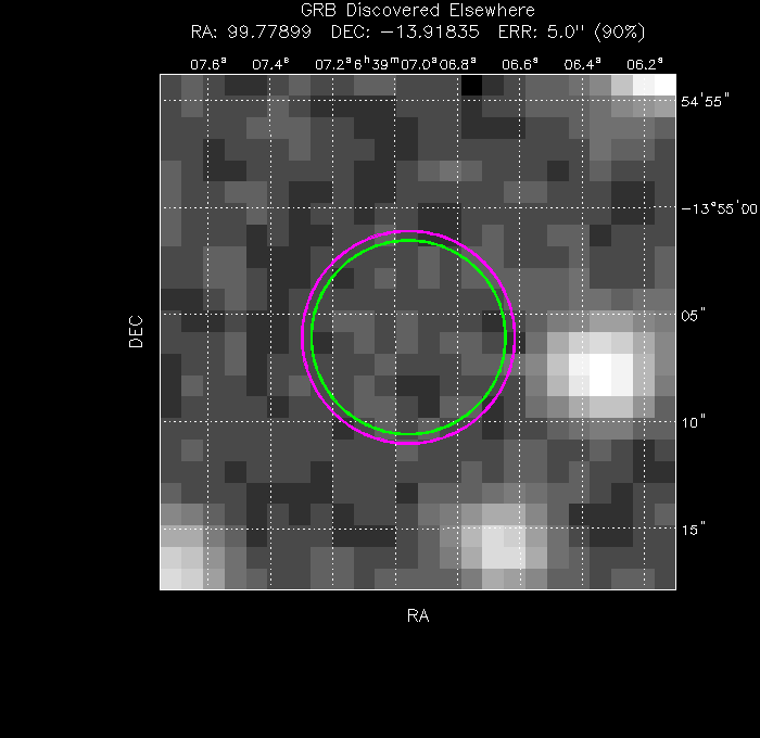 Image of the UVOT image