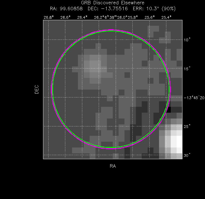 Image of the UVOT image