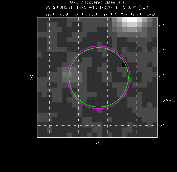 Image of the UVOT image