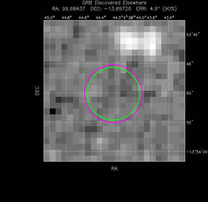 Image of the UVOT image