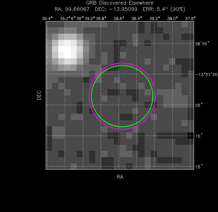 Image of the UVOT image