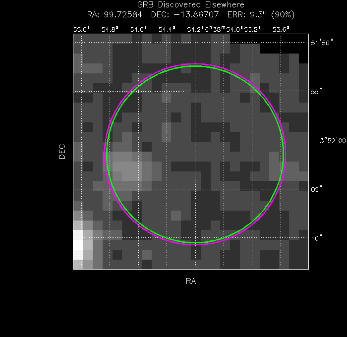 Image of the UVOT image