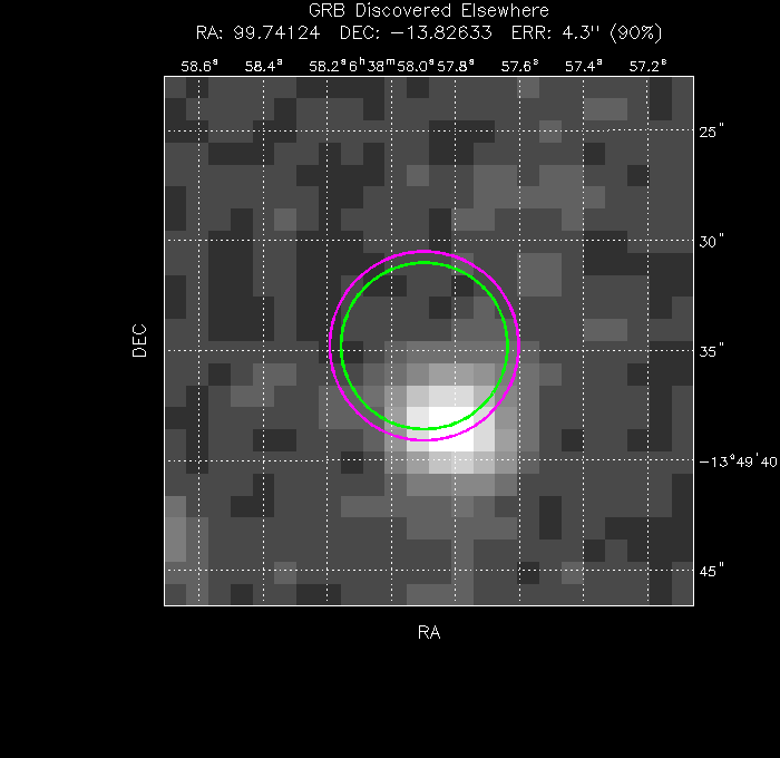 Image of the UVOT image
