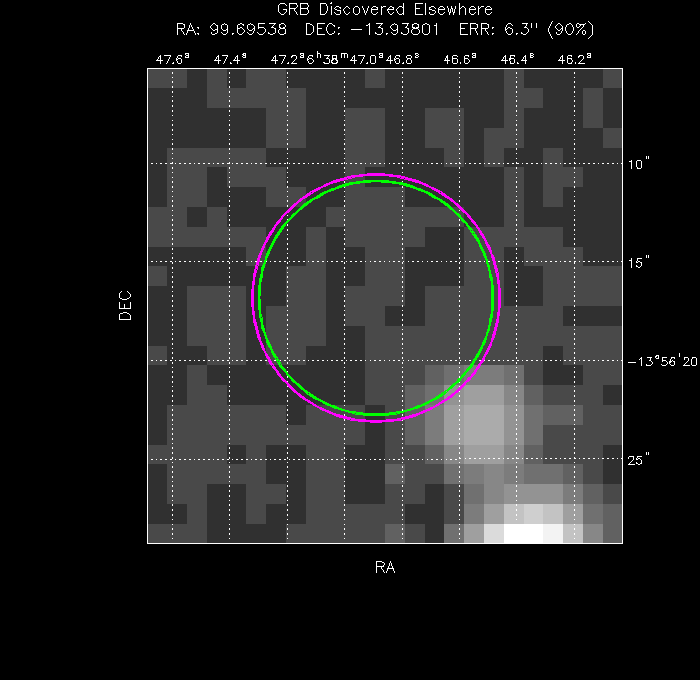 Image of the UVOT image