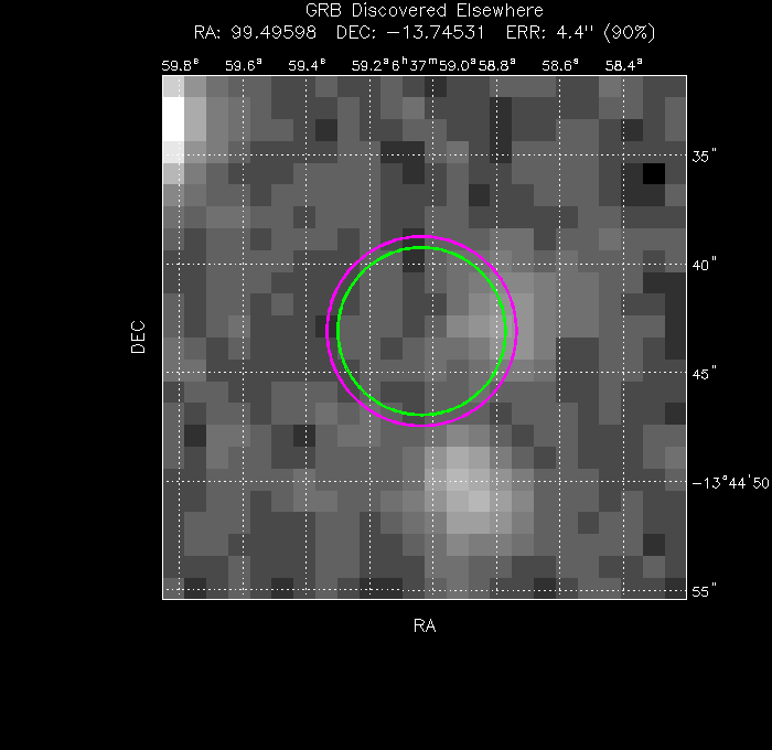 Image of the UVOT image