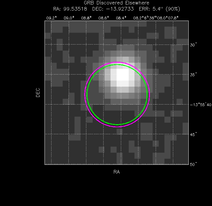 Image of the UVOT image