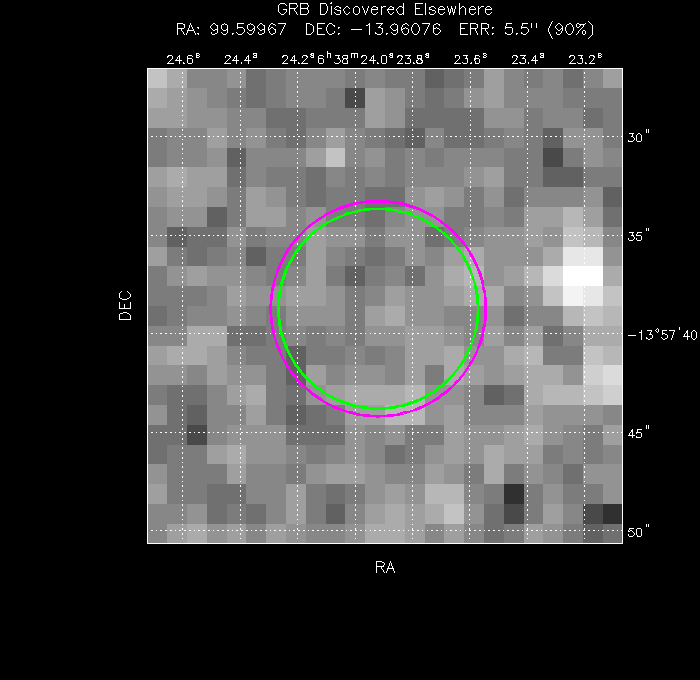Image of the UVOT image