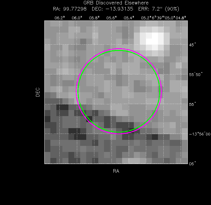 Image of the UVOT image