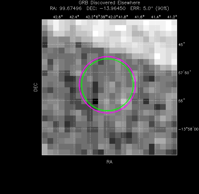 Image of the UVOT image
