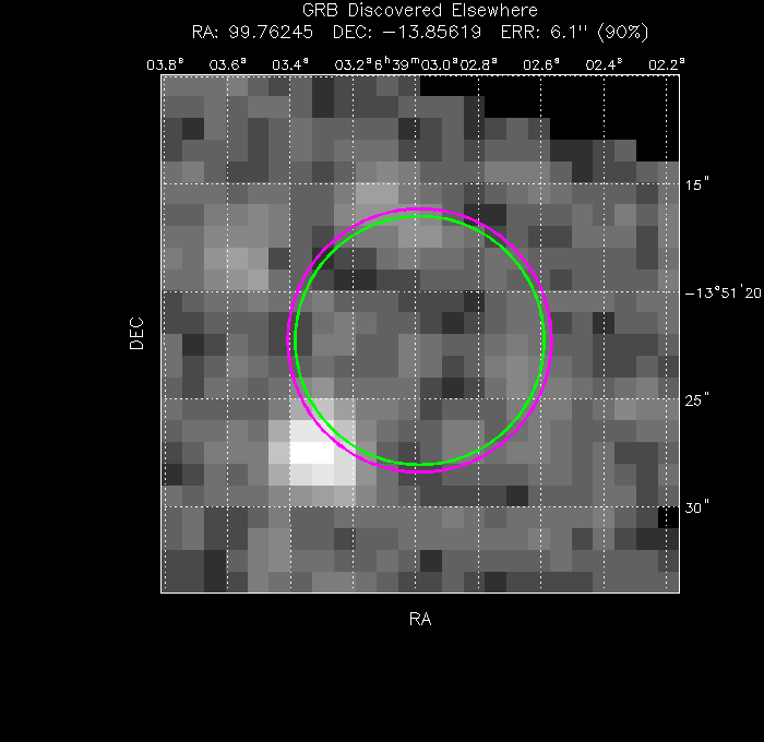 Image of the UVOT image