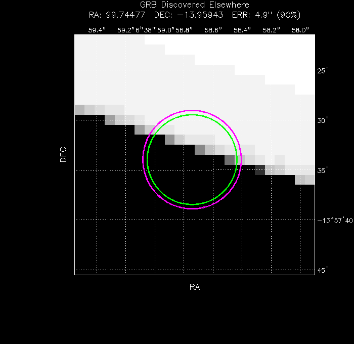 Image of the UVOT image