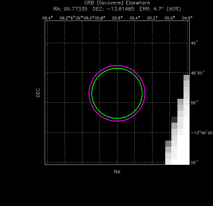 Image of the UVOT image