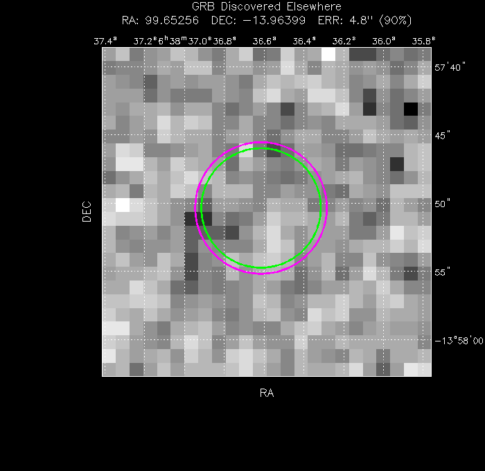 Image of the UVOT image