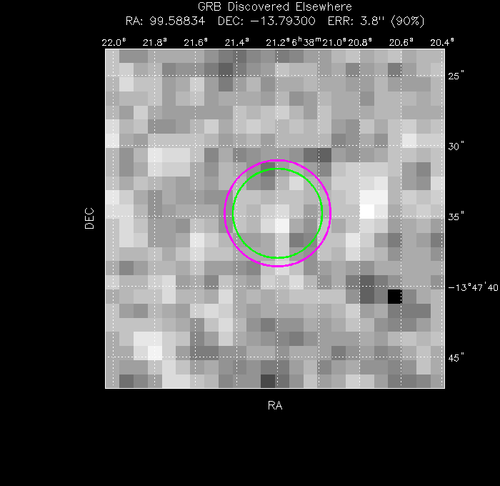 Image of the UVOT image