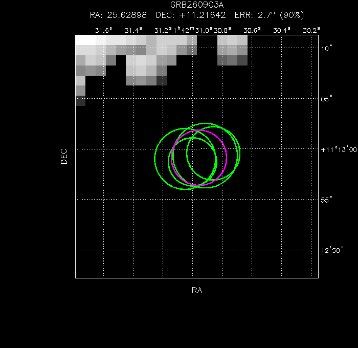 Image of the UVOT image