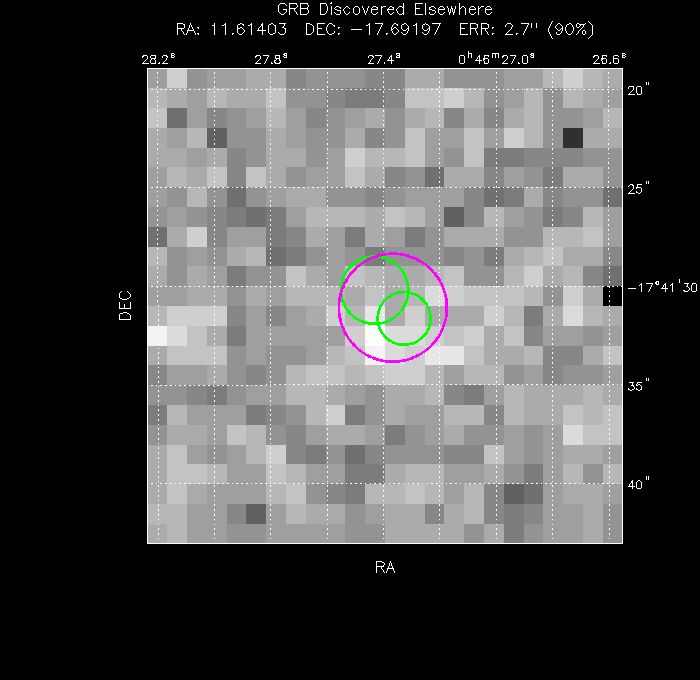 Image of the UVOT image