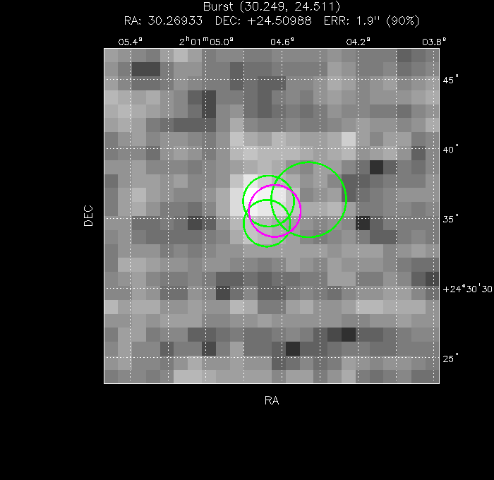 Image of the UVOT image