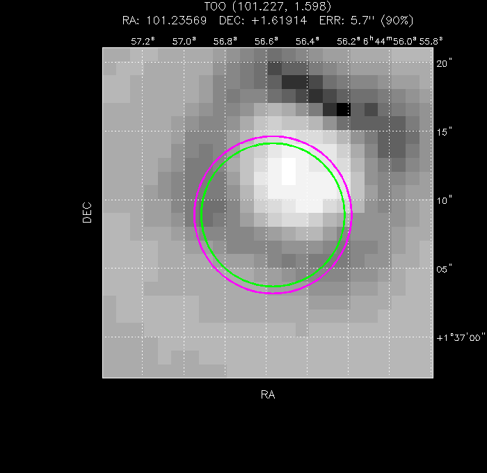 Image of the UVOT image