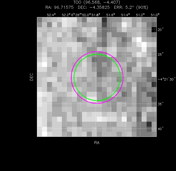 Image of the UVOT image