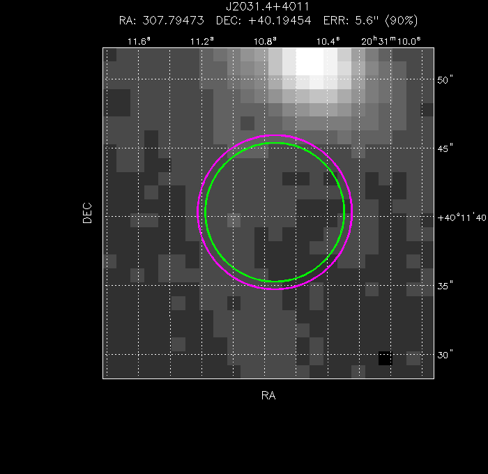 Image of the UVOT image