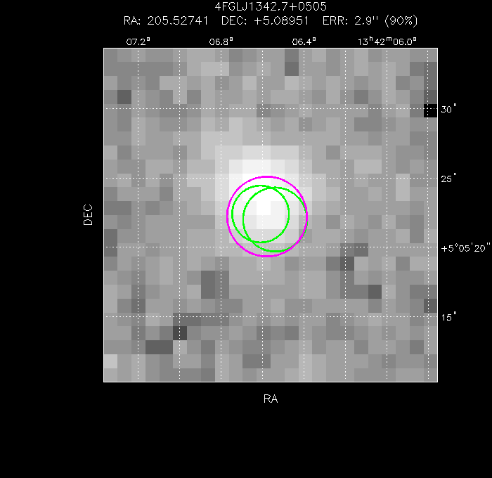 Image of the UVOT image