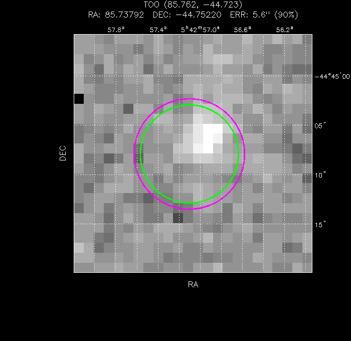 Image of the UVOT image