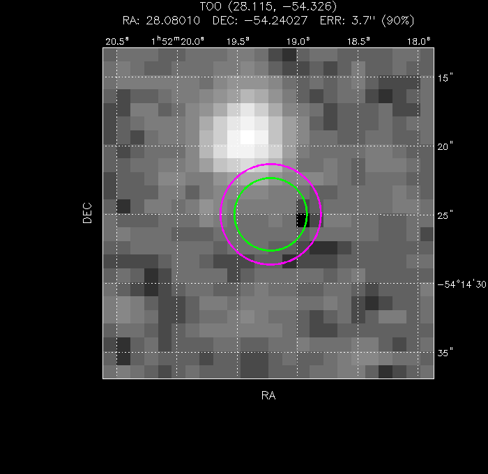 Image of the UVOT image