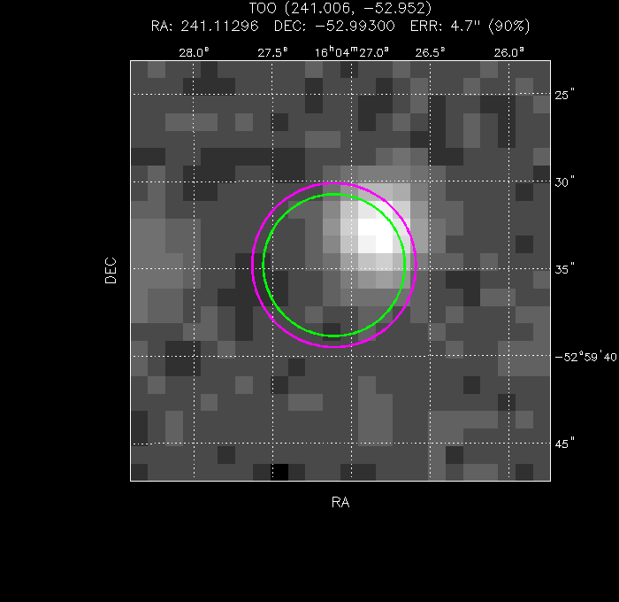Image of the UVOT image