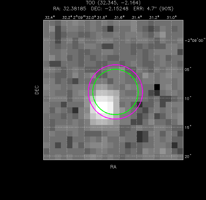 Image of the UVOT image