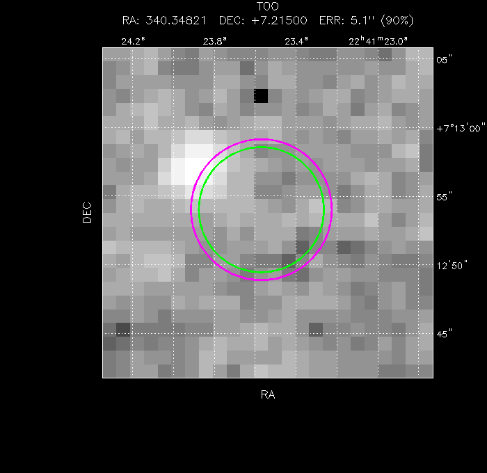 Image of the UVOT image