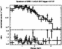 Spectrum of the GRB