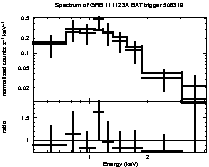 Spectrum of the GRB