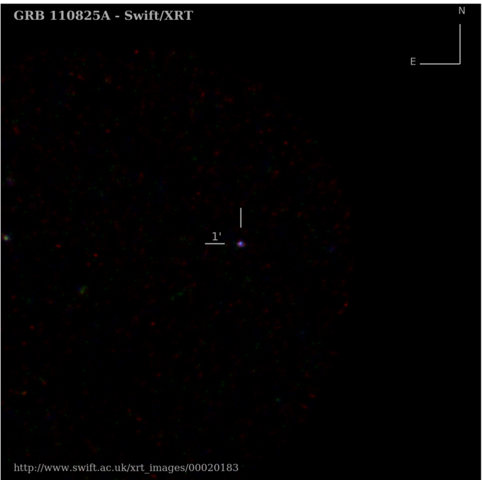 3-colour image of the requested data