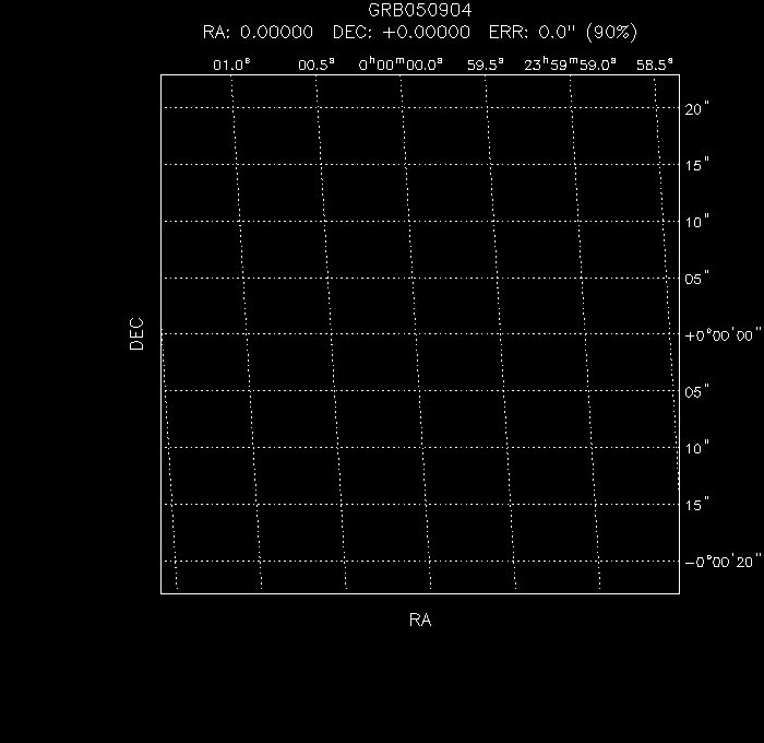 V-band image with the final position and all component positions