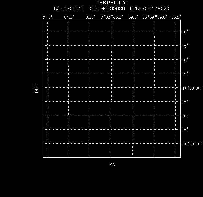 V-band image with the final position and all component positions