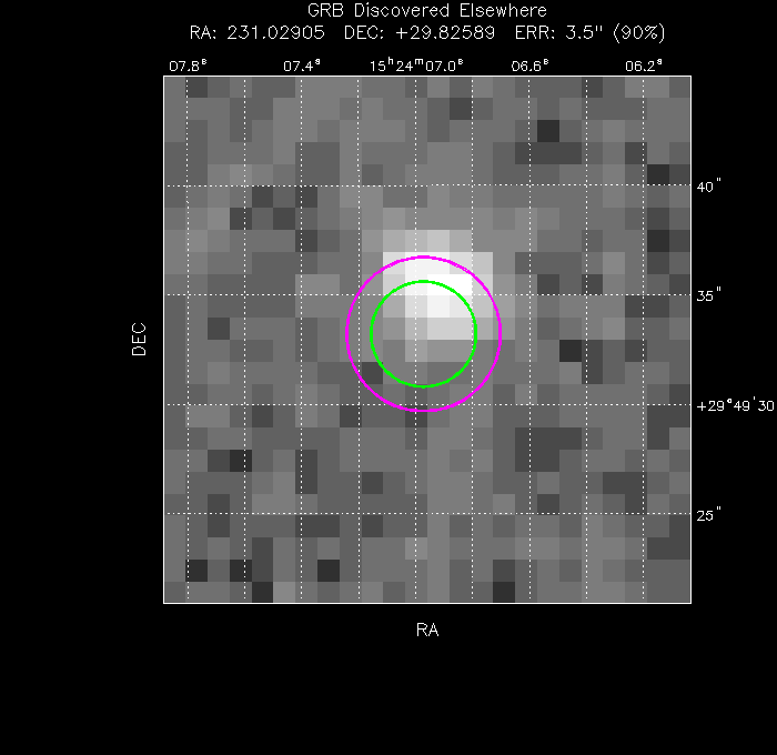 Image of the UVOT image