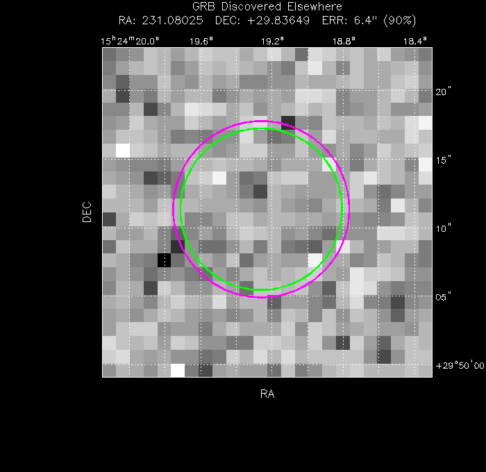 Image of the UVOT image