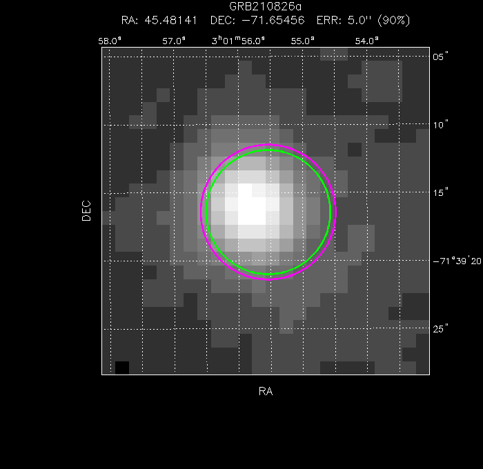 Image of the UVOT image