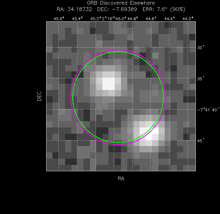 Image of the UVOT image