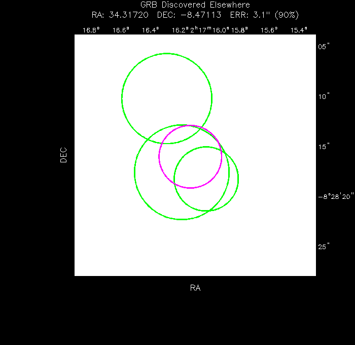 Image of the UVOT image