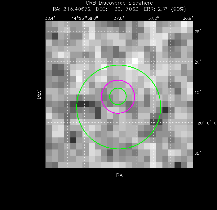 Image of the UVOT image