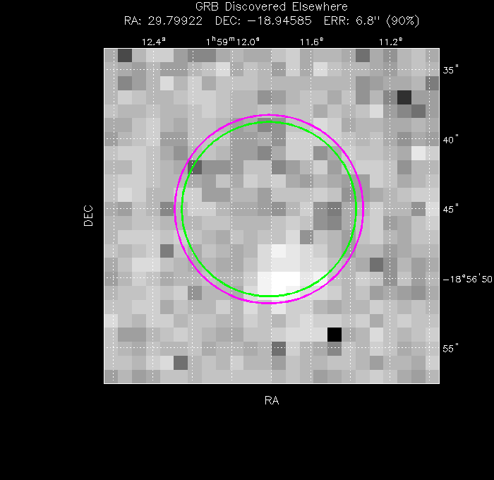 Image of the UVOT image