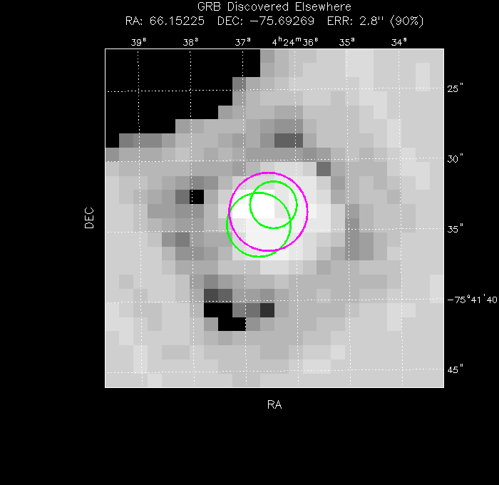 Image of the UVOT image