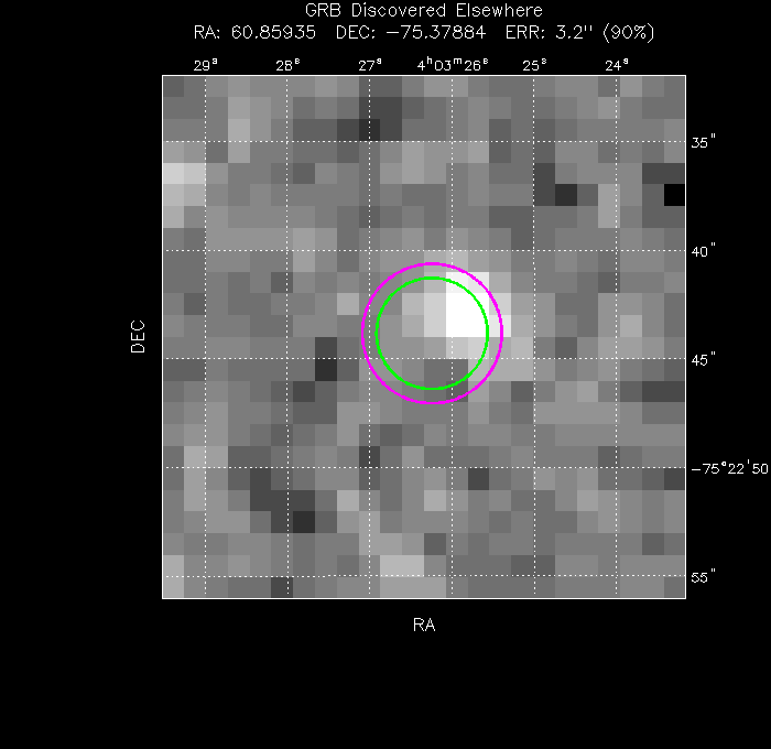 Image of the UVOT image