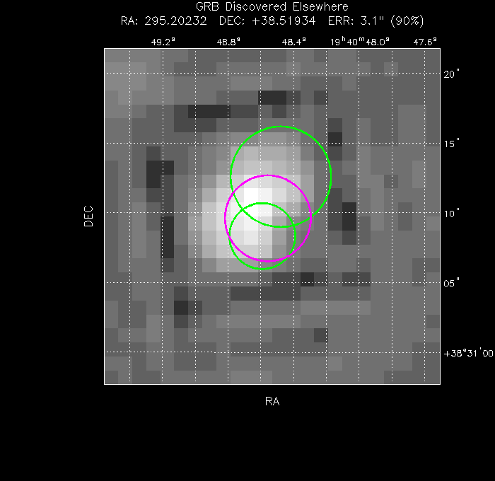 Image of the UVOT image