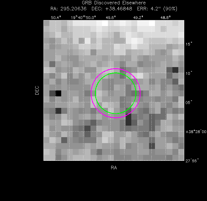 Image of the UVOT image