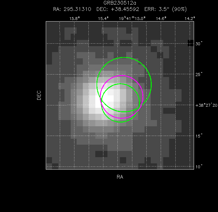 Image of the UVOT image