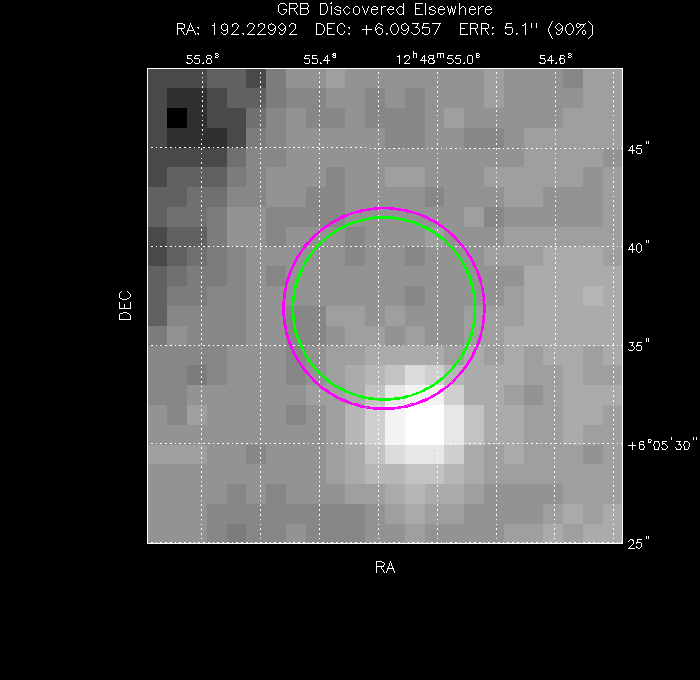 Image of the UVOT image