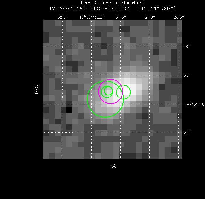 Image of the UVOT image